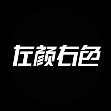 左颜右色 Logo