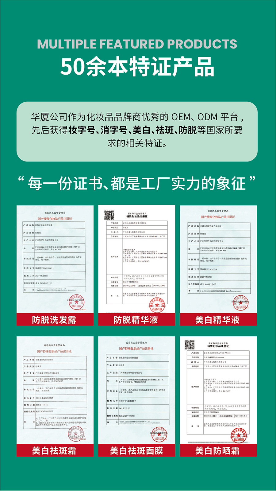华厦生物制药品牌资料长图