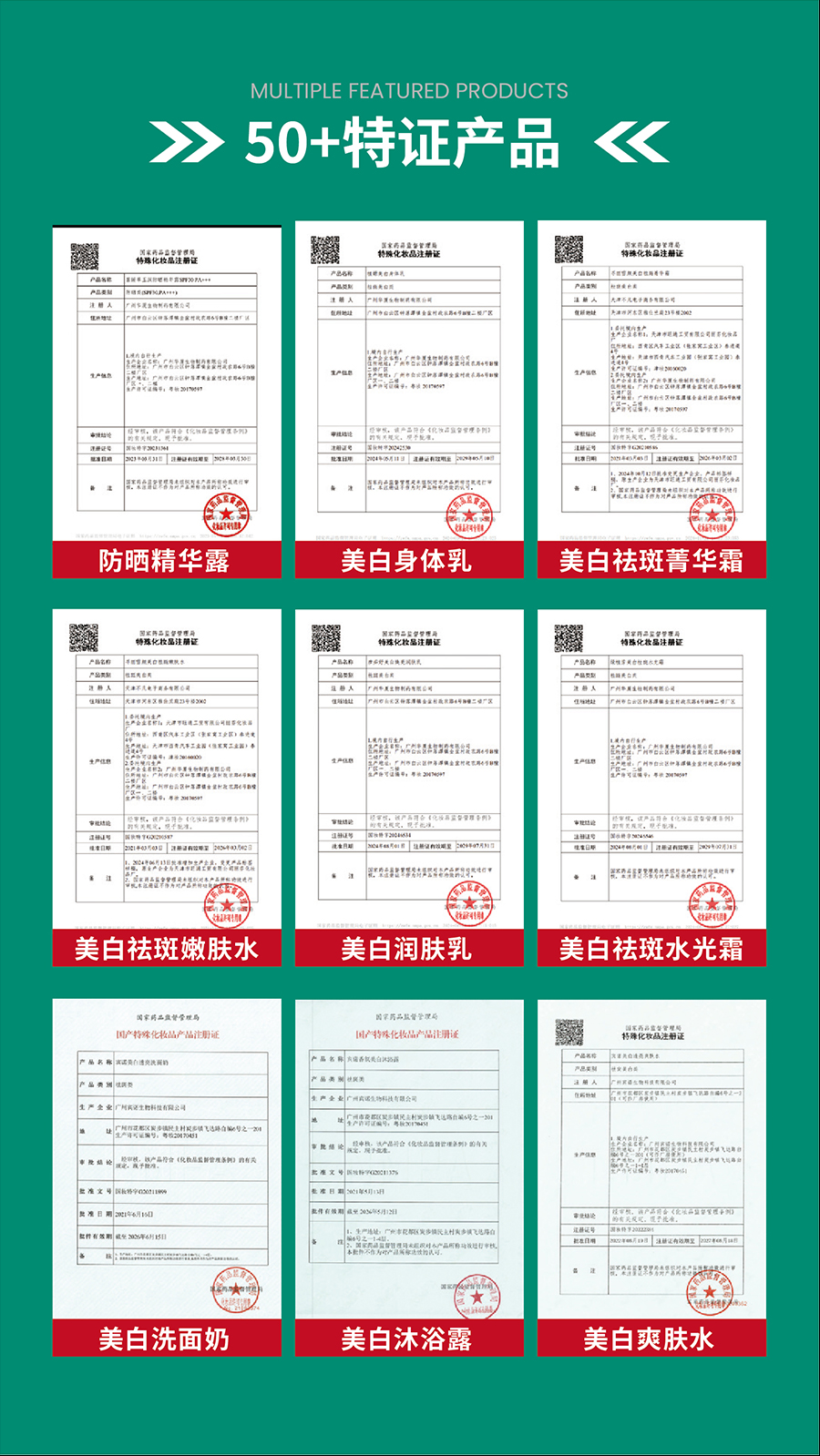 华厦生物制药品牌资料长图