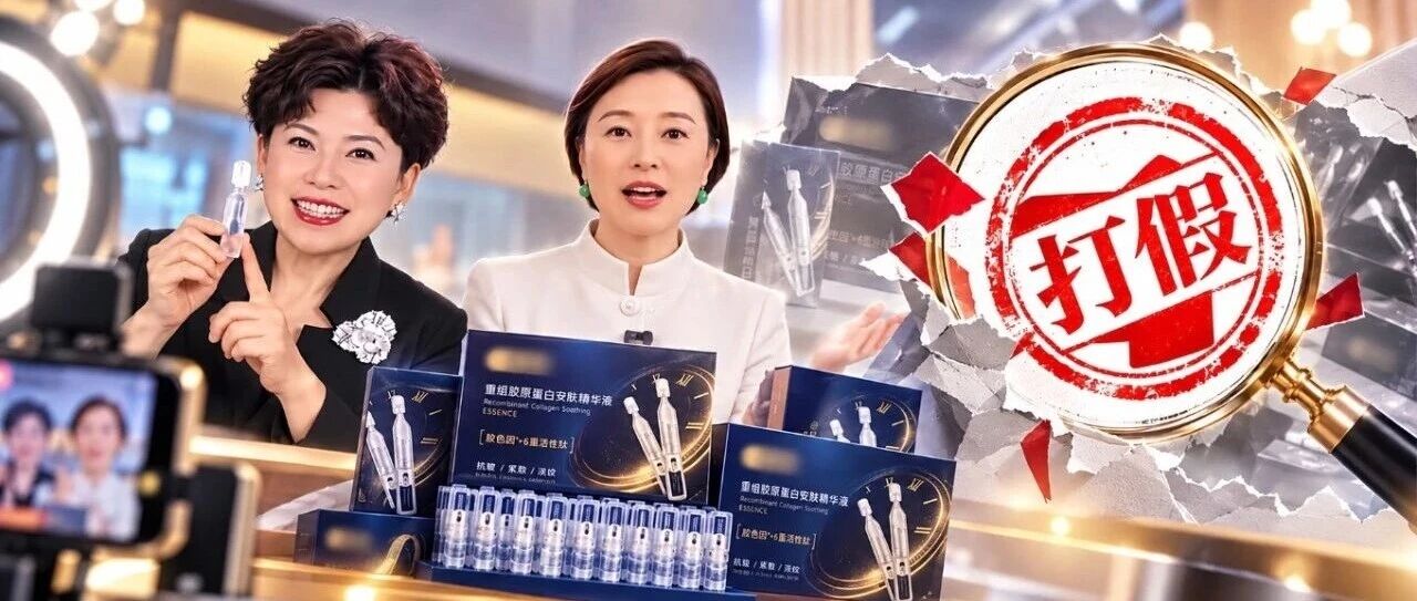 AI“偷脸”吴越、邓亚萍带货,一款抗皱精华销售额超110万
